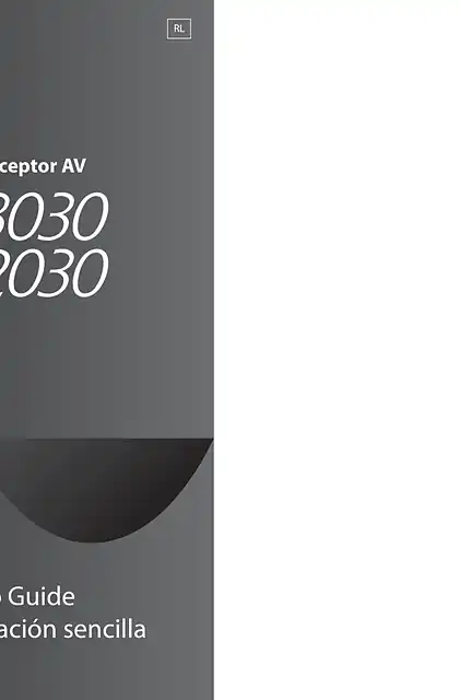 yamaha雅马哈RX-A3030_A2030 Easy Setup Guide